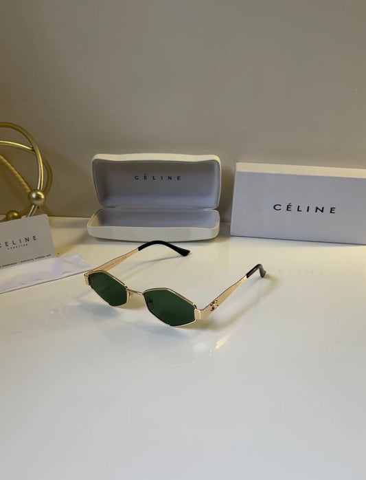 CELINE 25056 golden Green