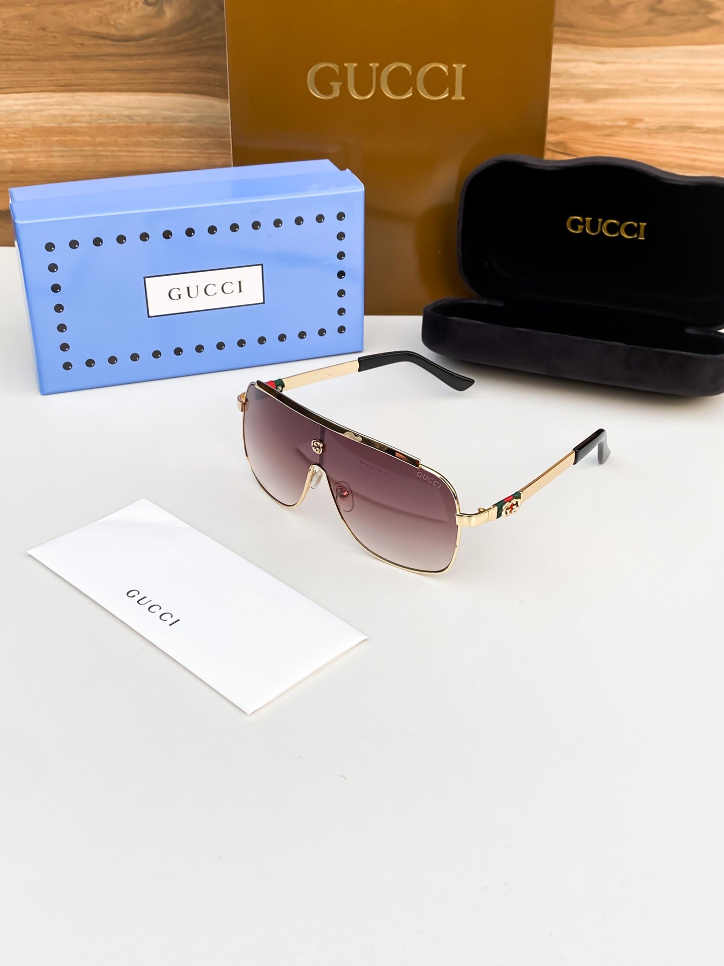 GUCCI 1508 BROWN GOLD