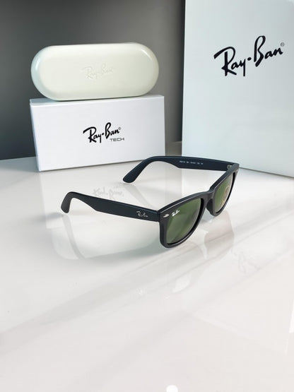 Rayban black green 2140