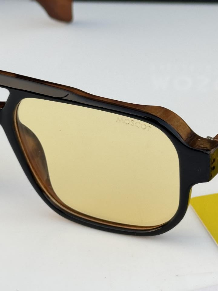 Moscot 20381 brown yellow