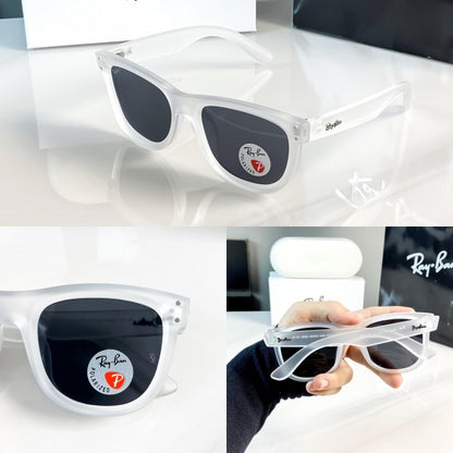 Rayban reverse white black 05023