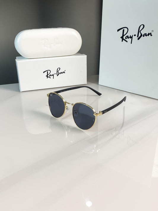 RAY BAN BLACK GOLD