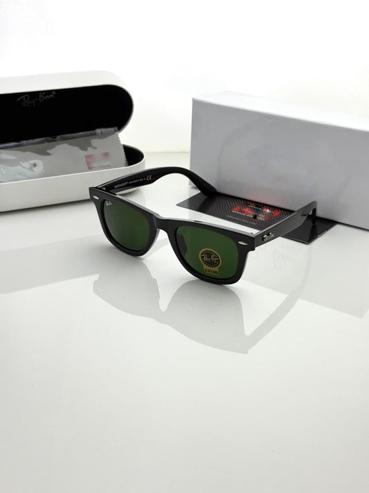 Rayban 2140 black green glass quality