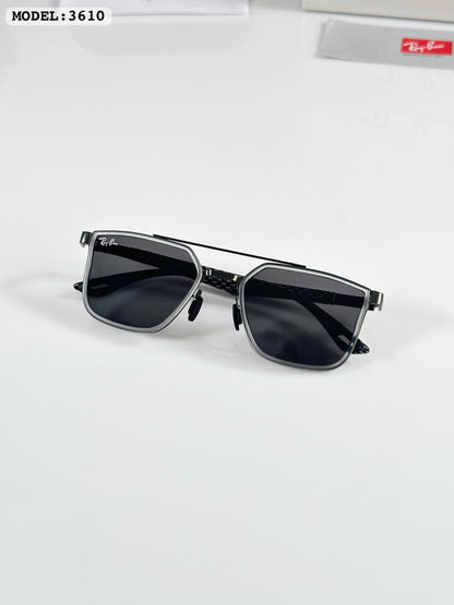 RAYBAN 3610 GREY BLACK