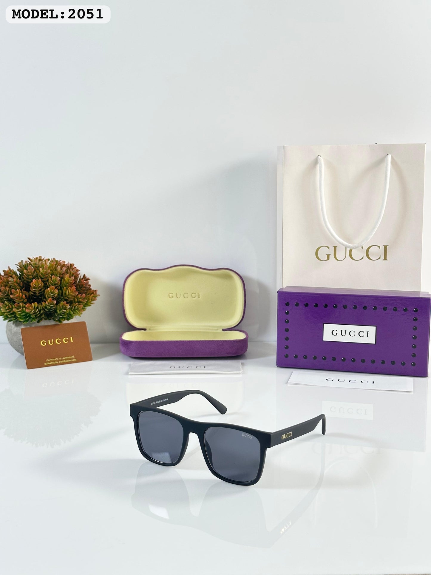 GUCCI 2051 FULL BLACK