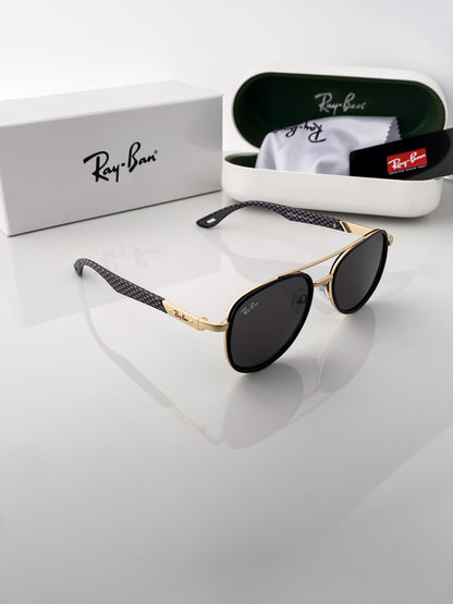 RAYBAN GOLD BLACK