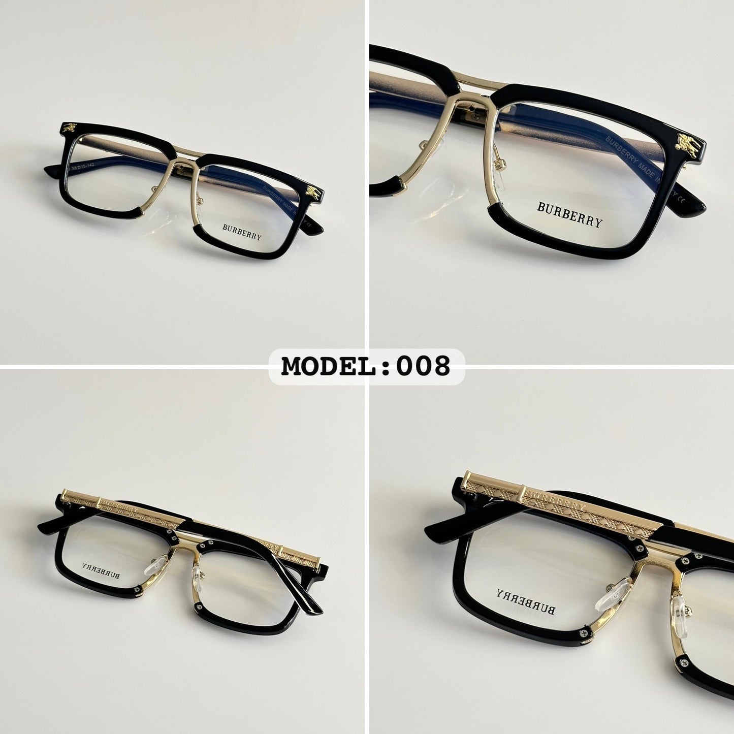 BURBERRY 008 FRAME GOLD BLA