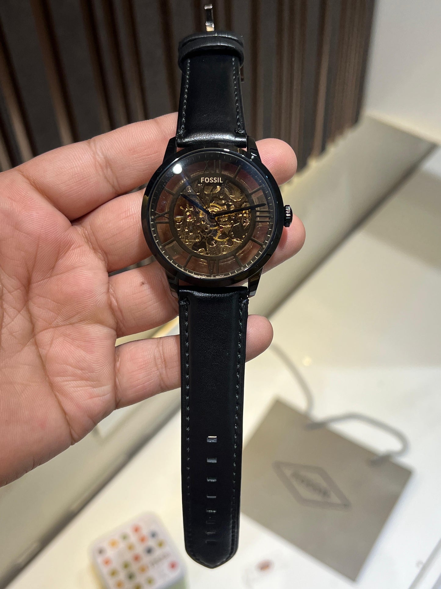 FOSSIL LEATHER AUTOMATIC