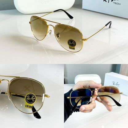 Rayban Gold Brown shaded 3026