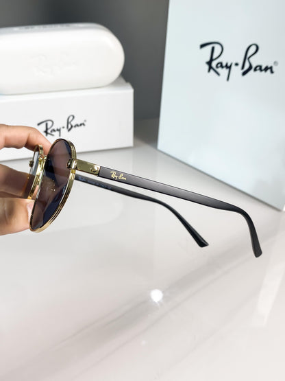 RAY BAN BLACK GOLD