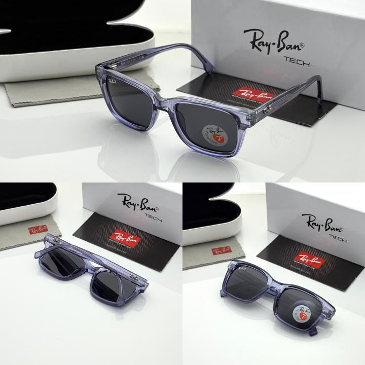 Rayban 7701 purple transparent black