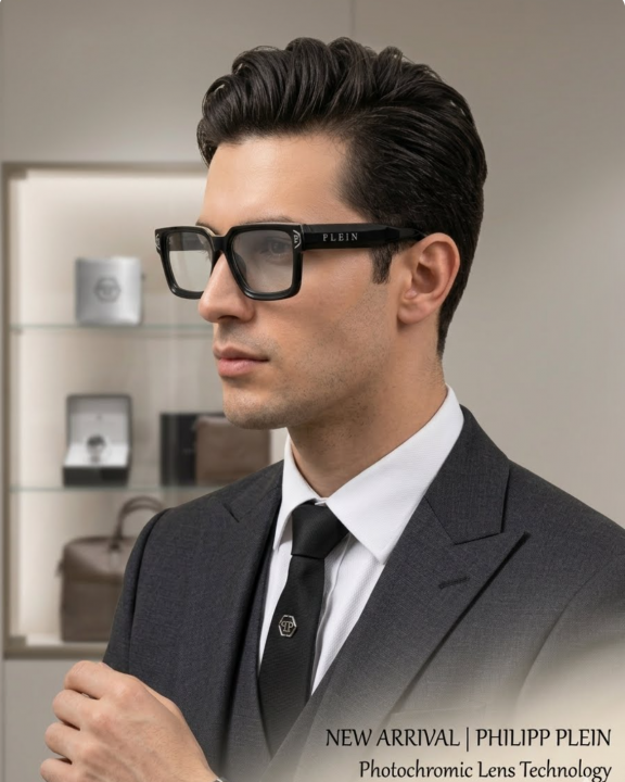 PHILIPP PLEIN PP146 GLOSSY BLACK DESIGNER SHOWROOM HIT MODEL 426