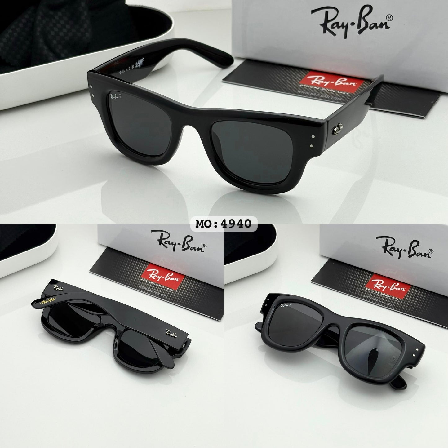 RAYBAN  4940 MEGA WAYFER ￼BLACK