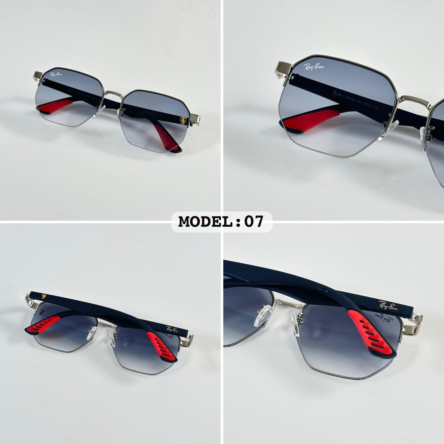 RAYBAN 07 SILVER BLUE