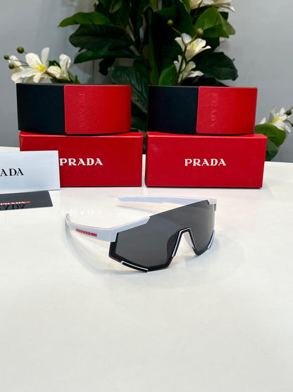 PRADA 23053 WHITE BLACK