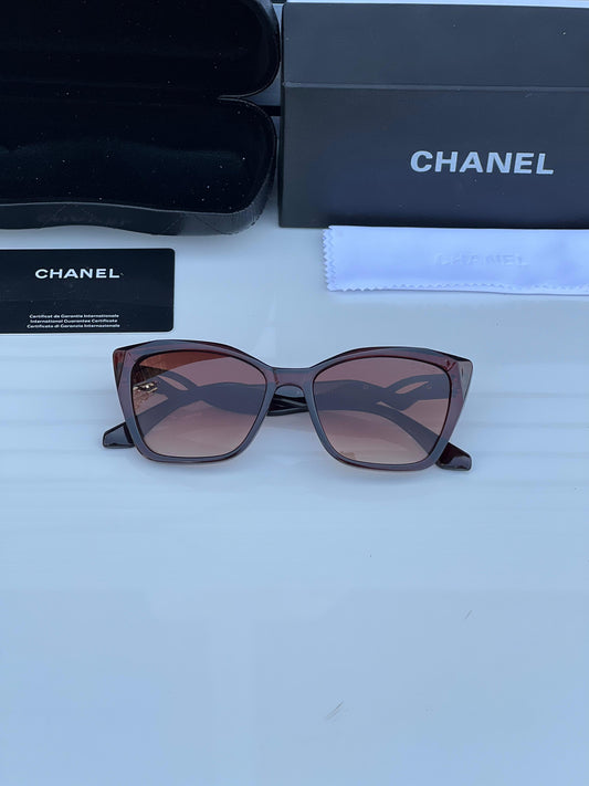 CHANEL FULL BROWN 9110