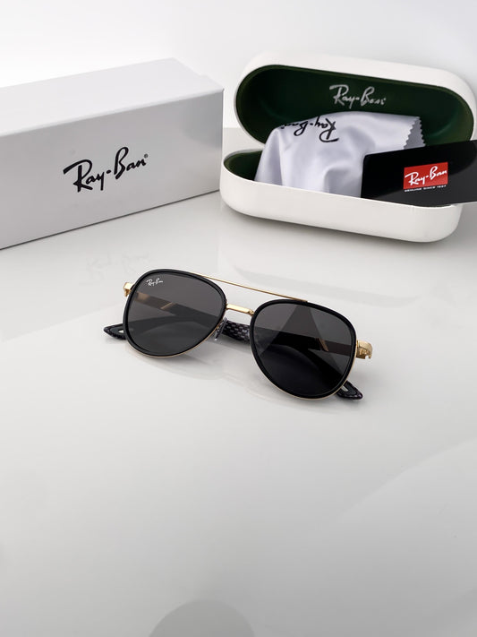 RAYBAN GOLD BLACK