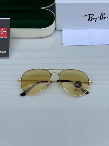 RAY BAN GOLD YELLOW CANDY