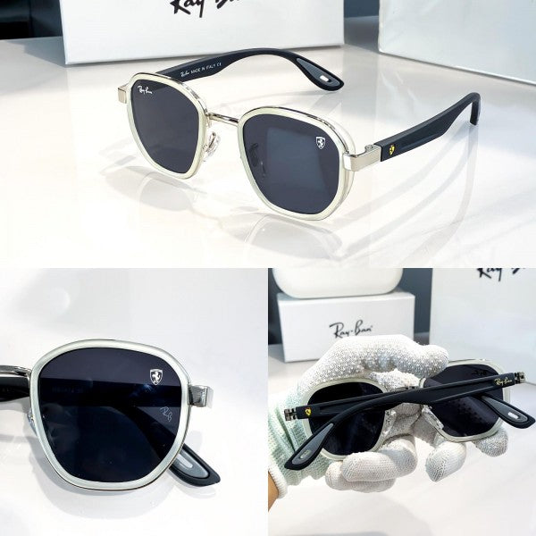 Rayban silver black 3674