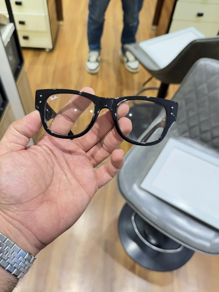 Rayban 0840 glossy black plano