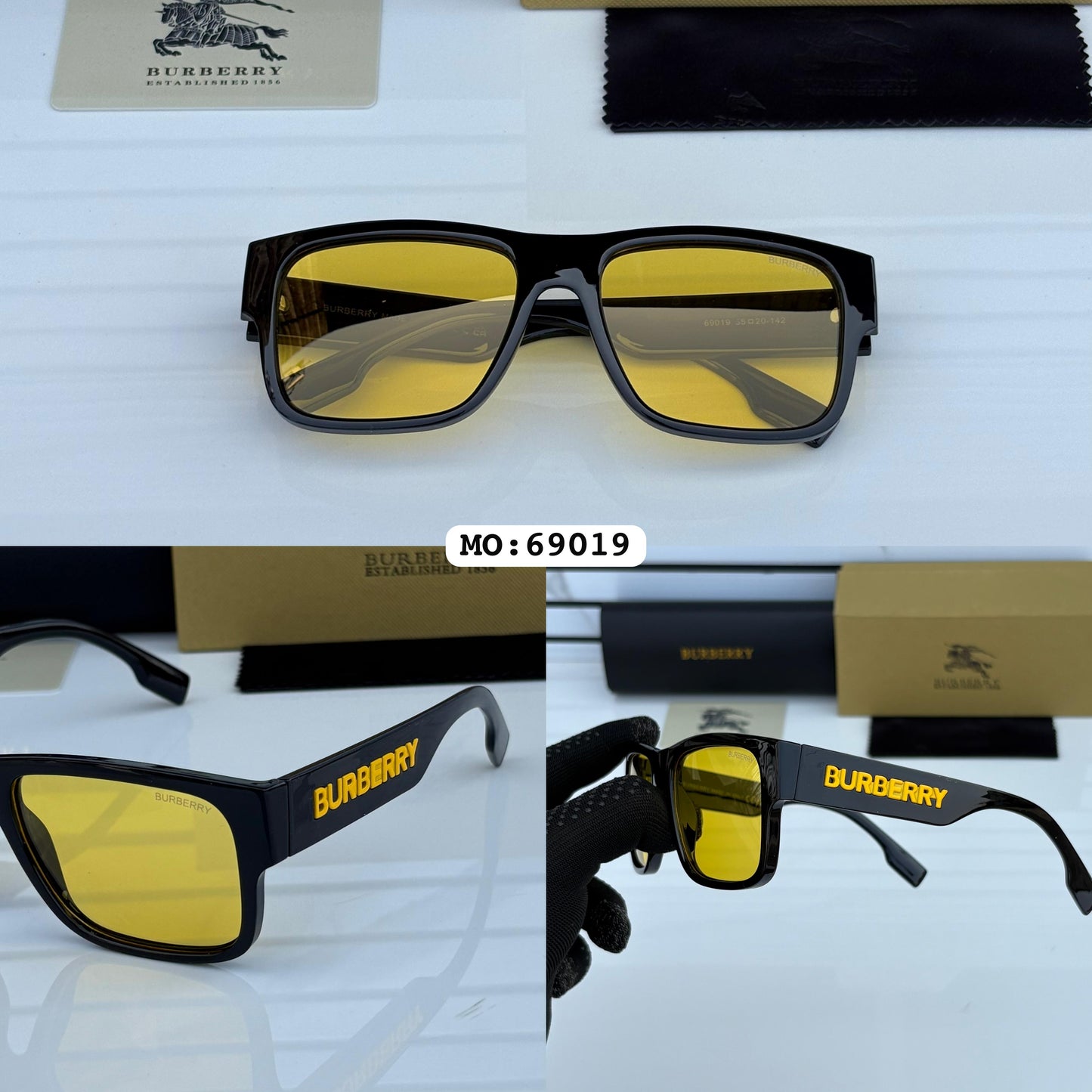 BURBERRY BLACK YELLOW