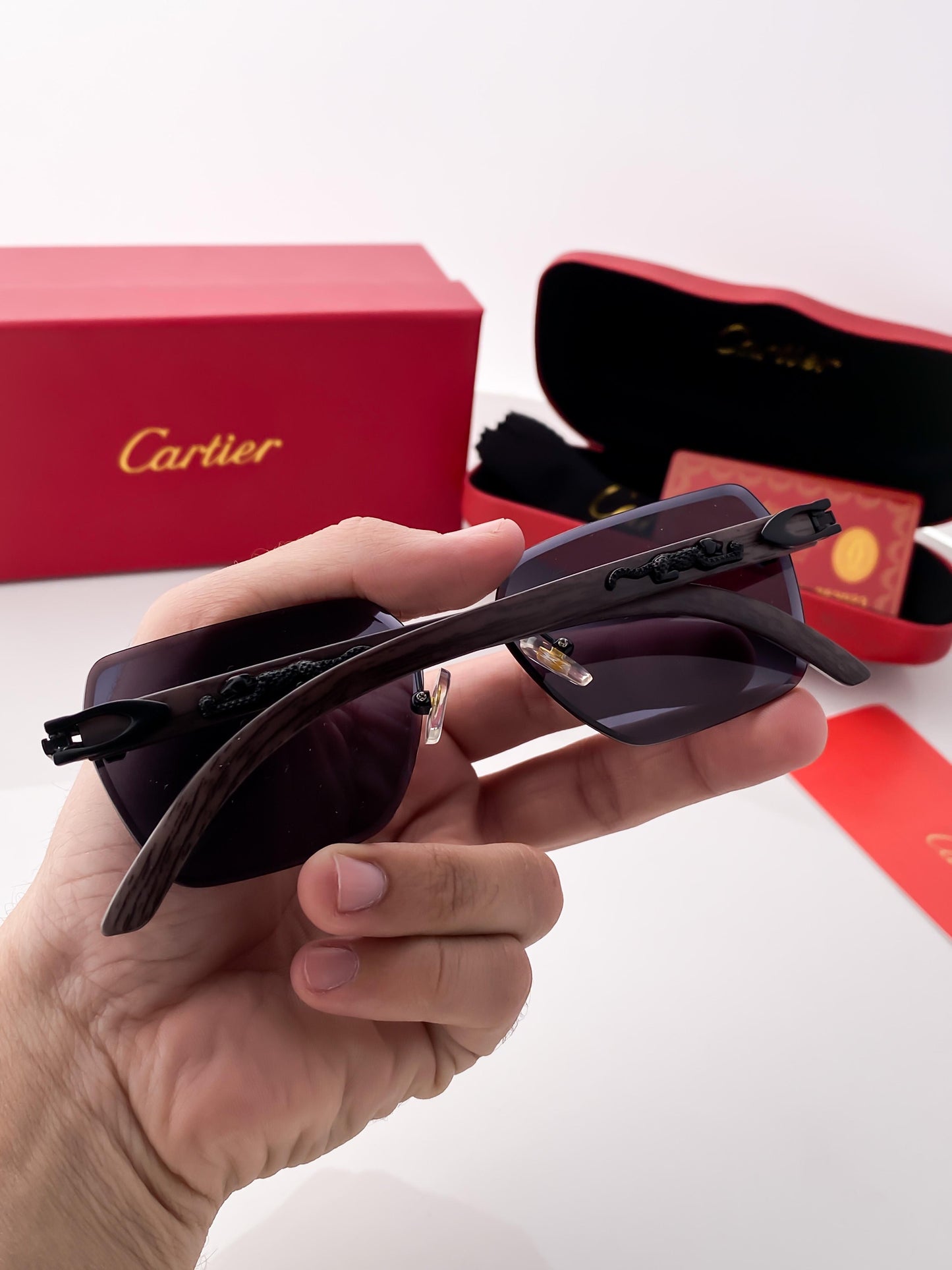 CARTIER 82202 WOODEN FULL BLACK