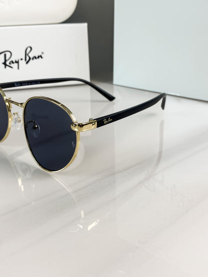 RAY BAN BLACK GOLD