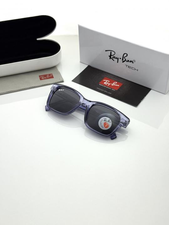 Rayban 7701 purple transparent black