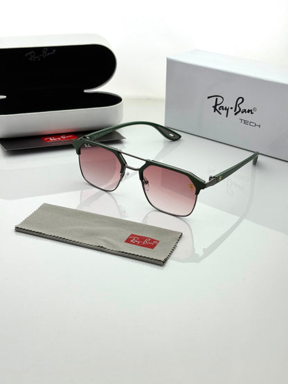 RAYBAN 04 green pink