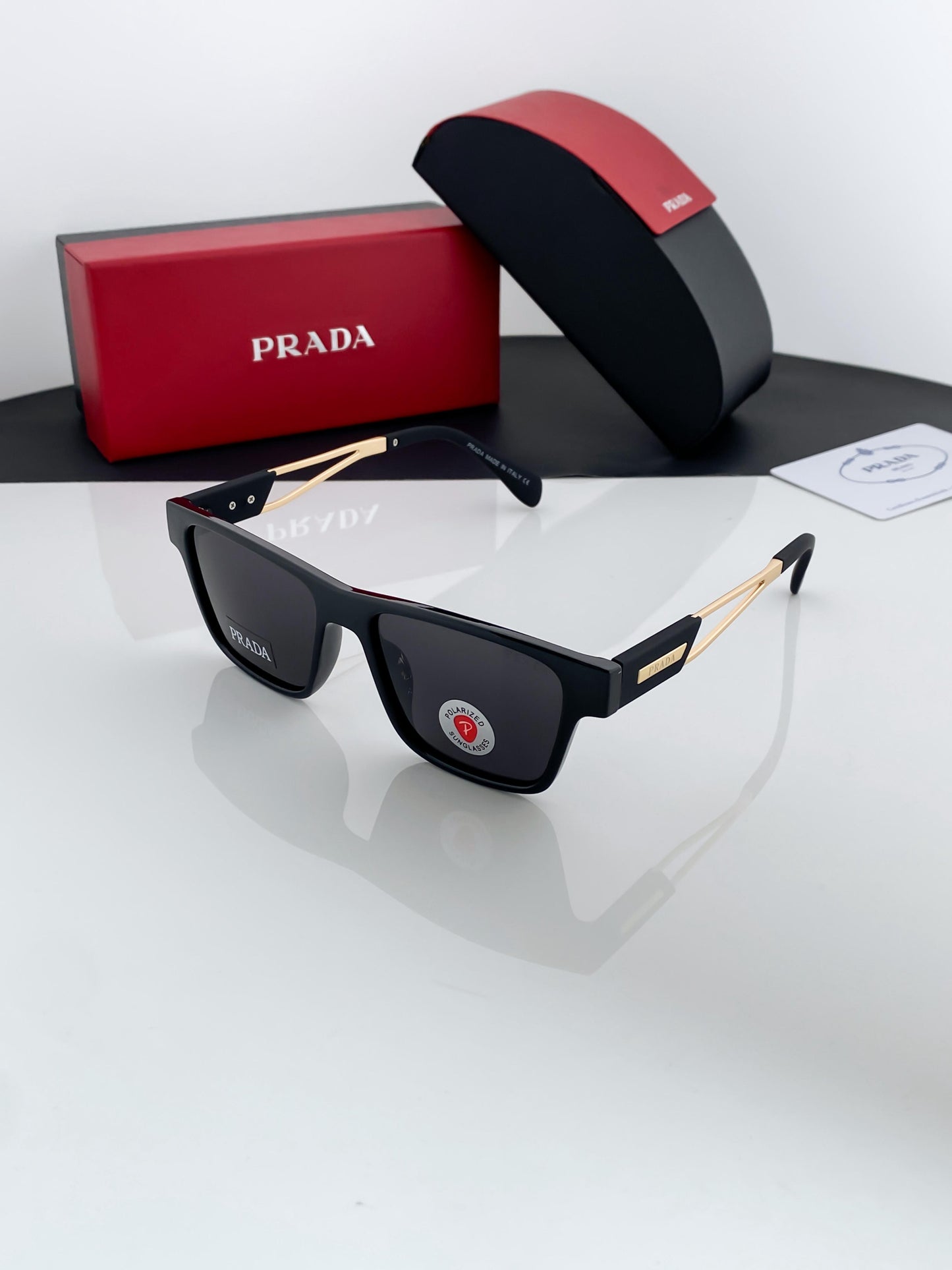 PRADA BLACK AND GOLD