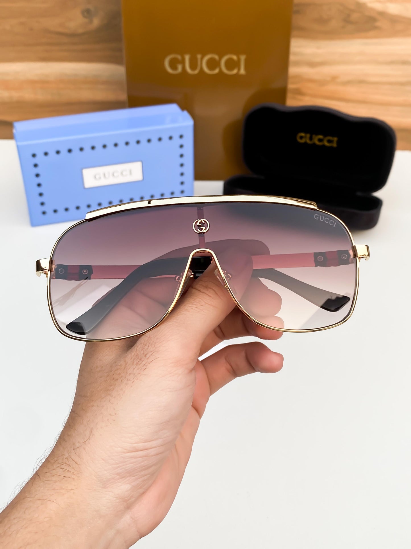 GUCCI 1508 BROWN GOLD