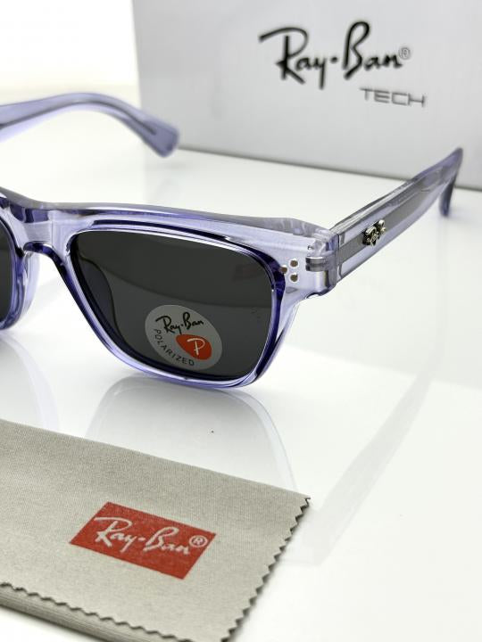 Rayban 5524 purple black polarized lens