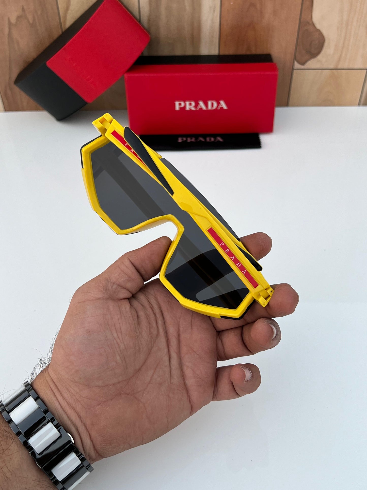 PRADA YELLOW BLACK