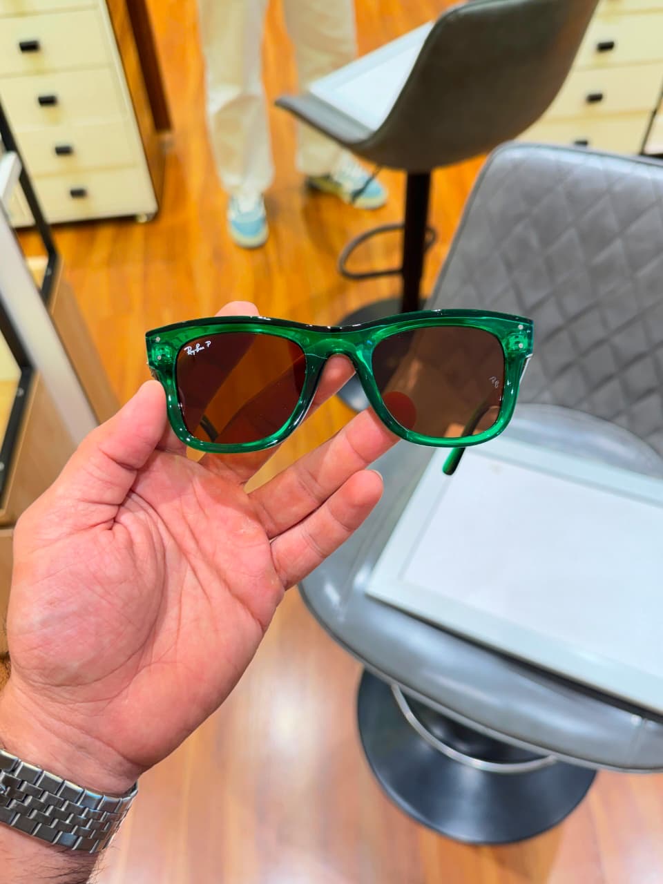 RAYBAN 05 green