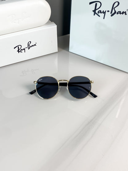 RAY BAN BLACK GOLD