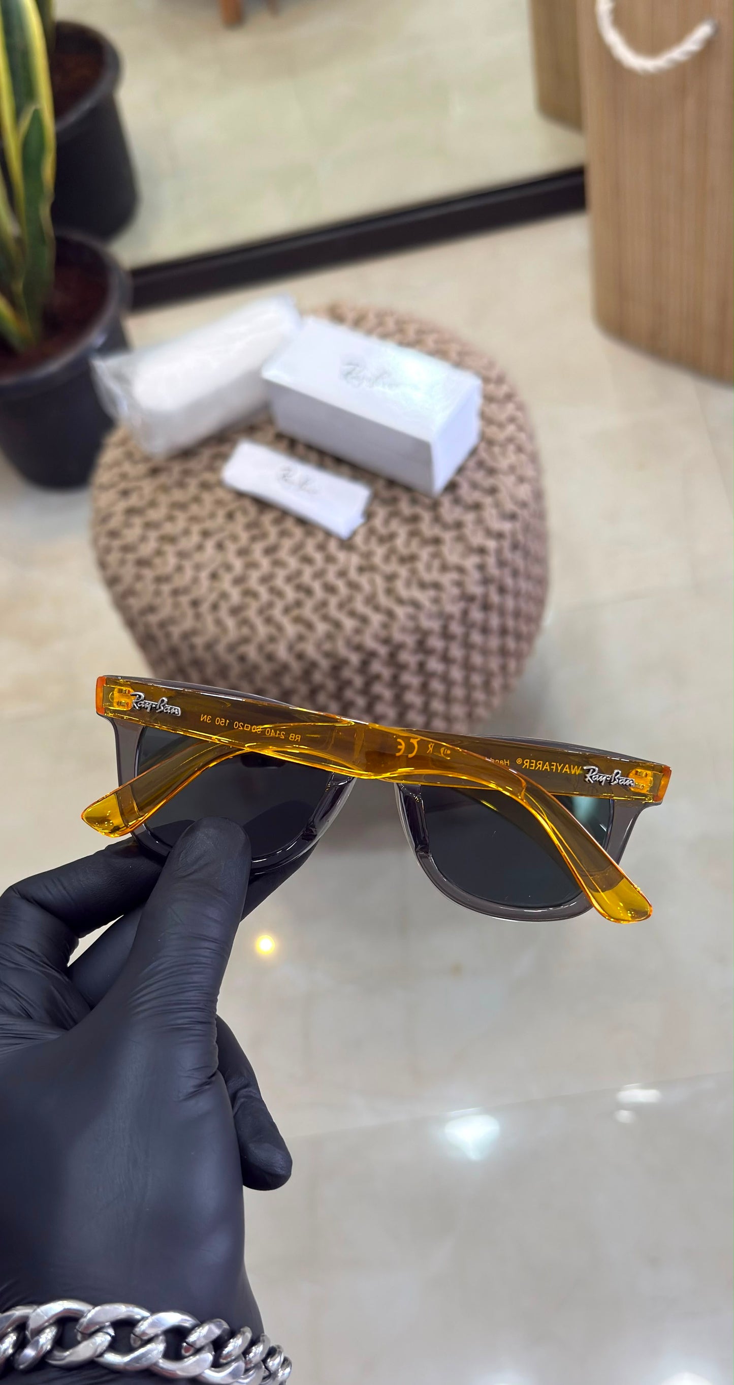 RAYBAN 2140 grey, yellow,