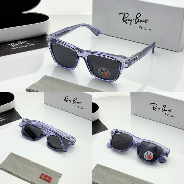 Rayban 5524 purple black polarized lens