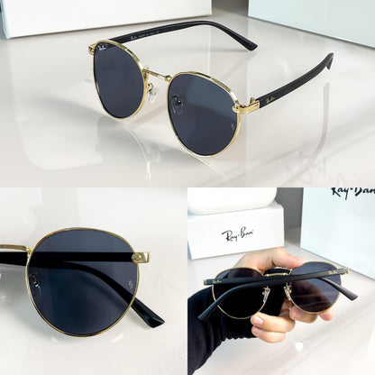 RAY BAN BLACK GOLD