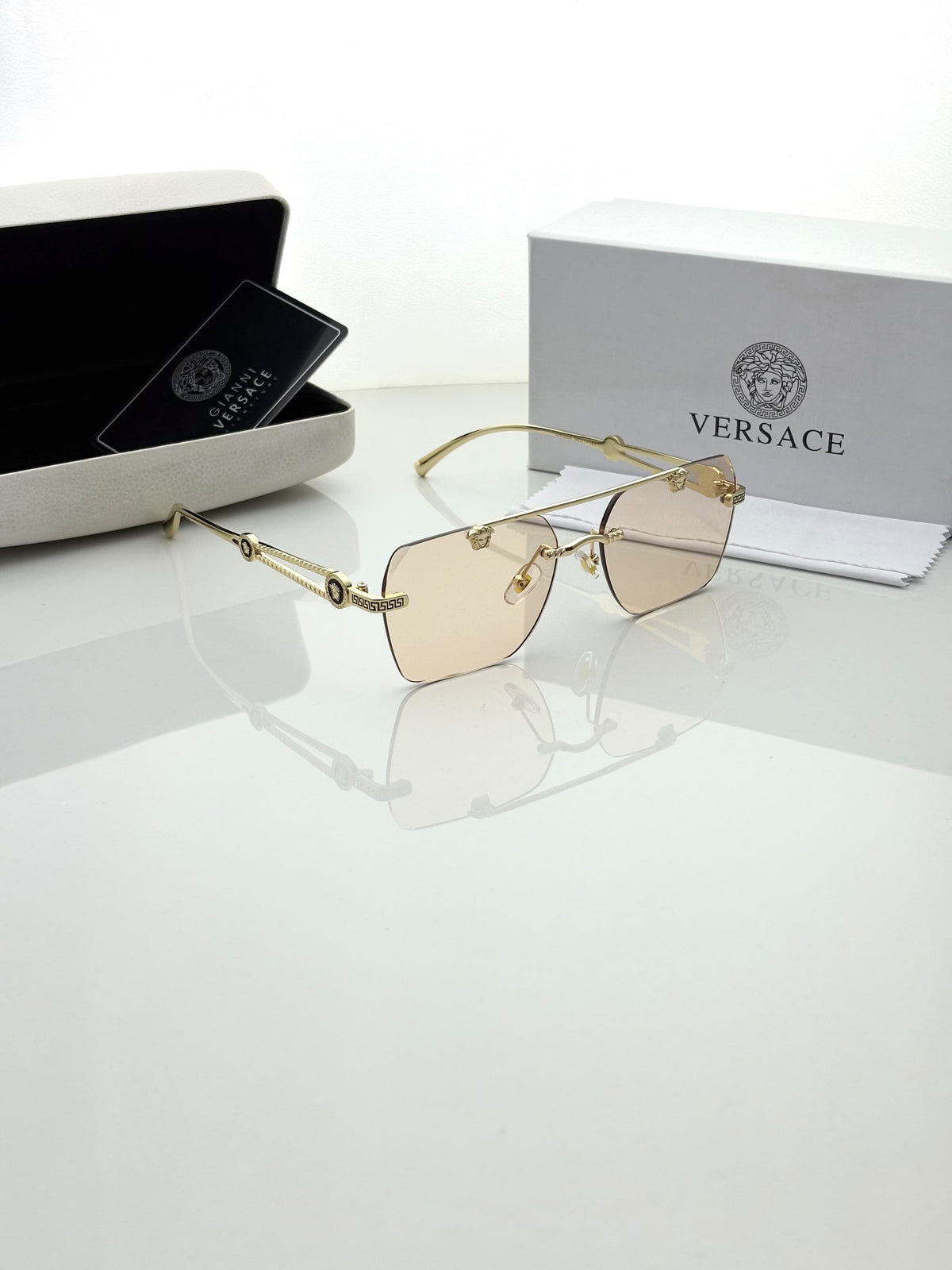 VERSACE  LIGHT BROWN