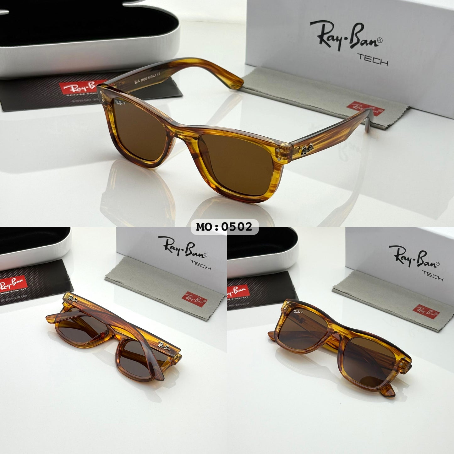 RAYBAN 05 tiger Brown