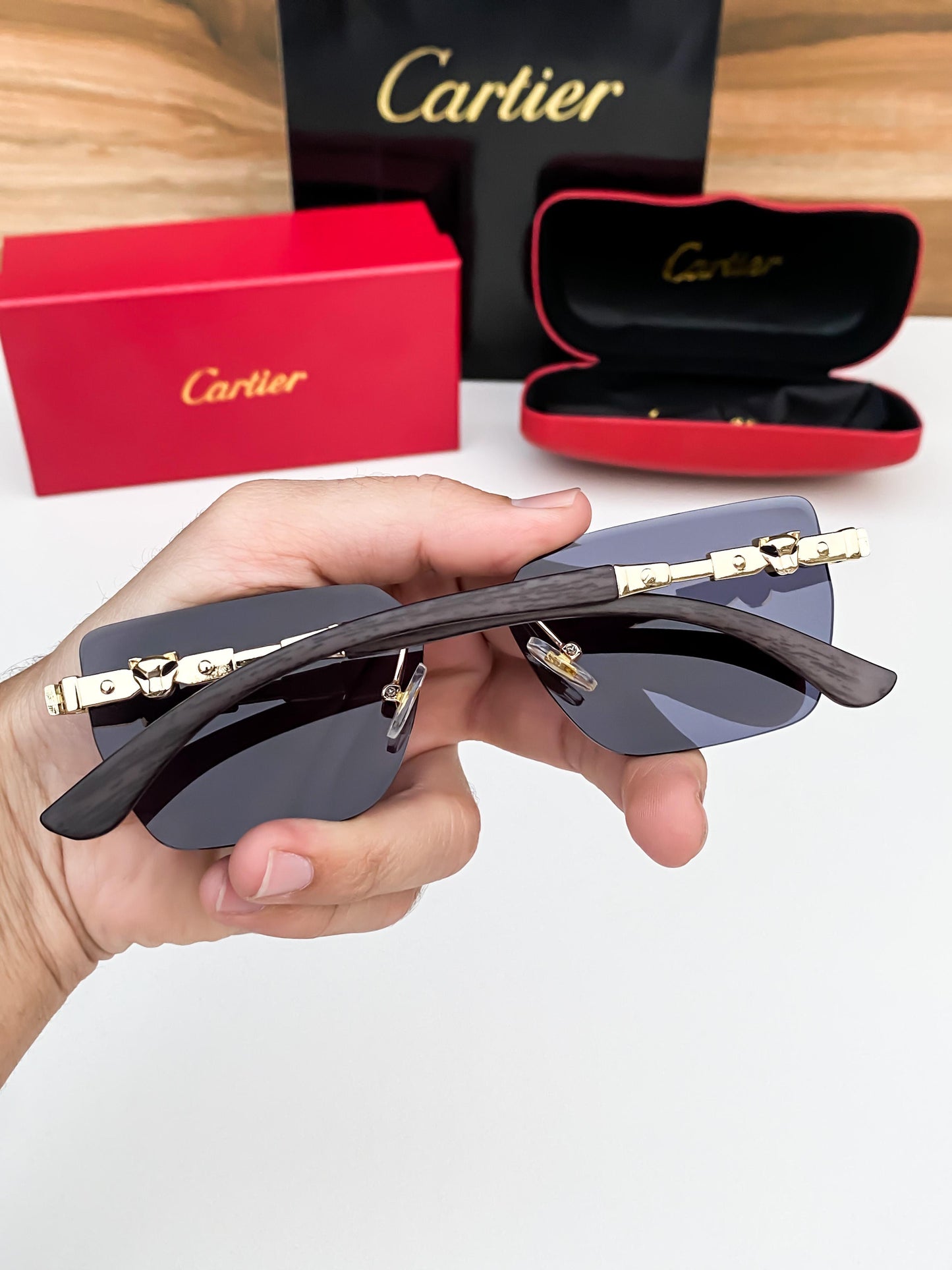 CARTIER GOLD BLACK