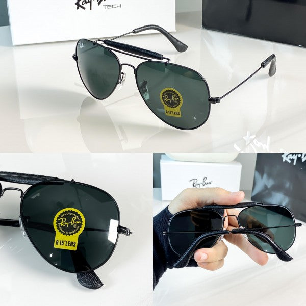 Rayban black bar 3422