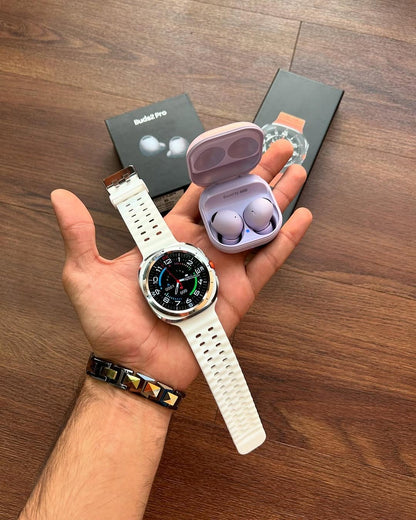 COMBO OFFER 💯SAMSUNG ULTARA WATCH AND SAMSUNG BUDS 2 pro