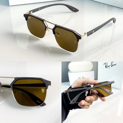 Rayban 04 gold brown