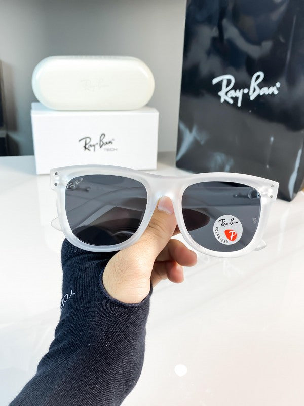 Rayban reverse white black 05023