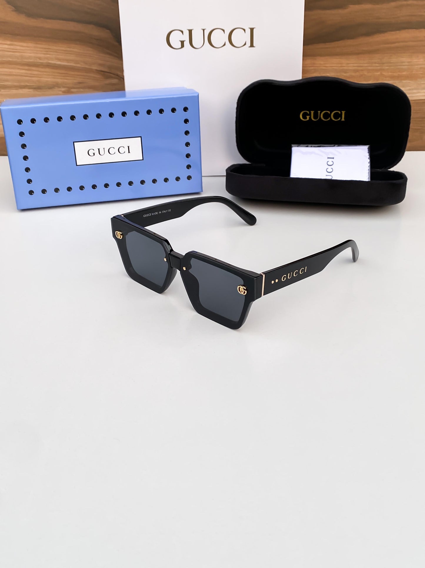 GUCCI GOLD FULL BLACK