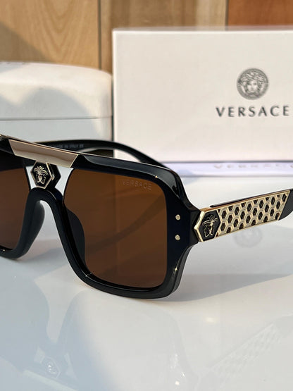 VERSACE BROWN GOLDEN