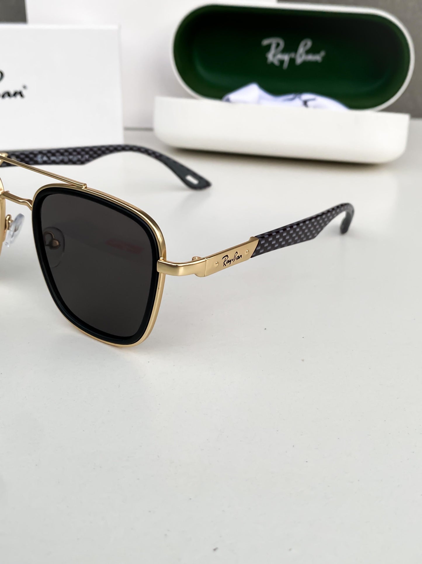 RAYBAN 3607 BLACK GOLDEN