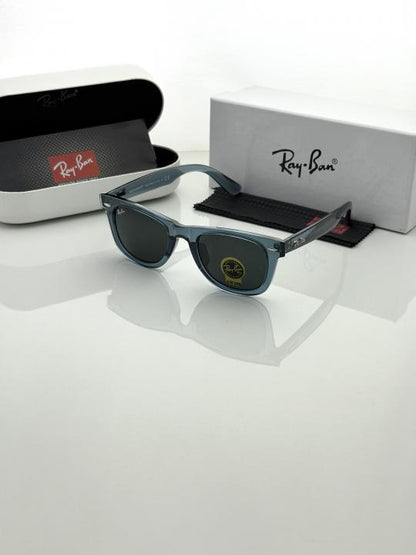 Rayban 2140 blue black glass quality