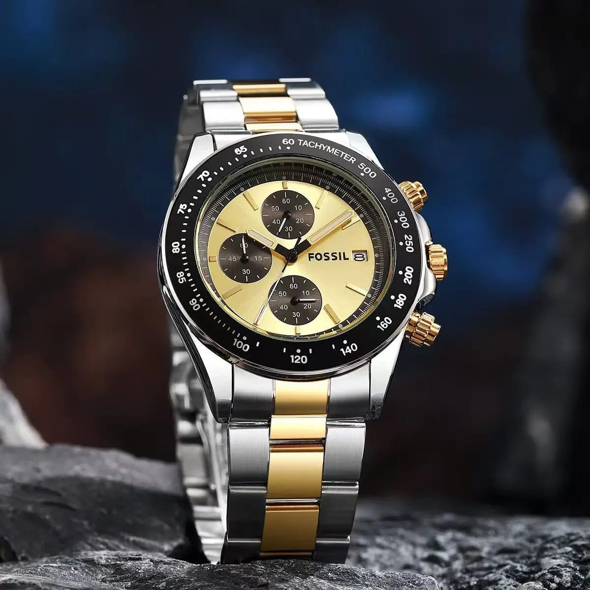 FOSSIL CRONO AND DATE WORKING